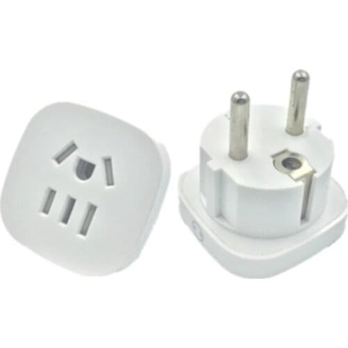 1PC US AU To EU Plug USA AUS To Euro Europe Travel Wall AC Power Plug Wall Charger Outlet Adapter Converter 2 Round Pin Socket