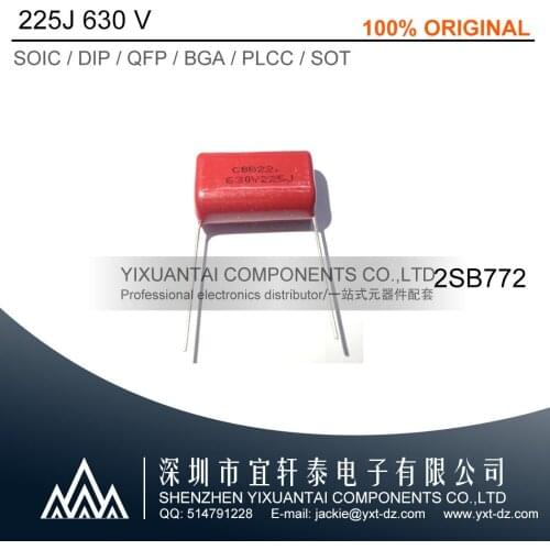 10pcs/lot 100pcs/lot 500pcs/lot Free Shipping! 100% New Original Cbb metalizado Film Capacitor 2.2 uF 225J 630 V