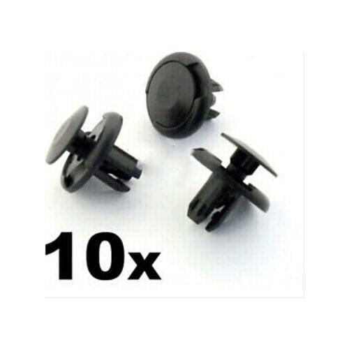 10x For Honda Civic Wheel Arch Lining & Splashguard Clips- 8mm Plastic Rivets