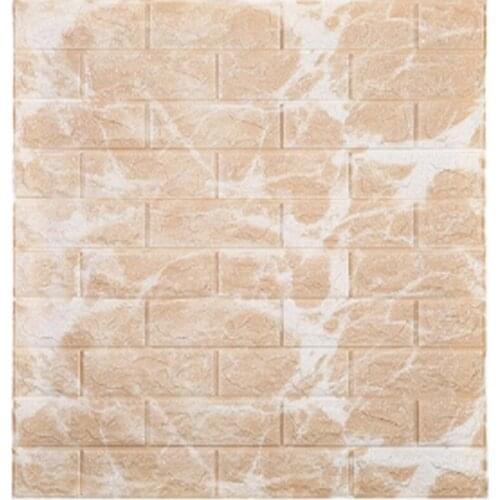 3D Brick Wall Stickers DIY Decor Self-Adhesive Waterproof Wallpaper For Kids Room Bedroom 3D Wall Sticker Brick