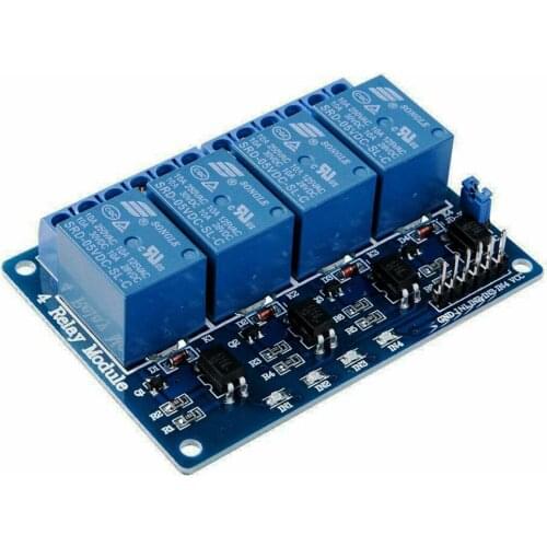 5v 4 Channel Relay Module with Optocoupler