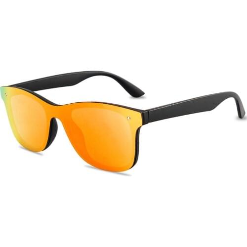 Bohosco Luxury Polarized Sunglasses Men Women UV400 Vintage Sun Glasses One Piece Brand Design Mirror Polarized Eyewear