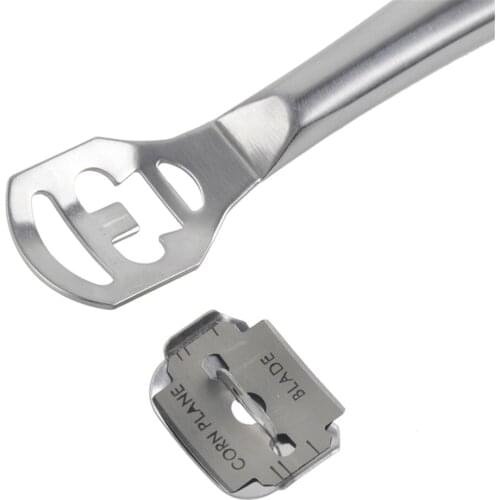 Foot Callus Shaver Heel Hard Skin Remover Hand Feet Pedicure Razor Tool Shavers Stainless Steel Handle Foot Care Tool