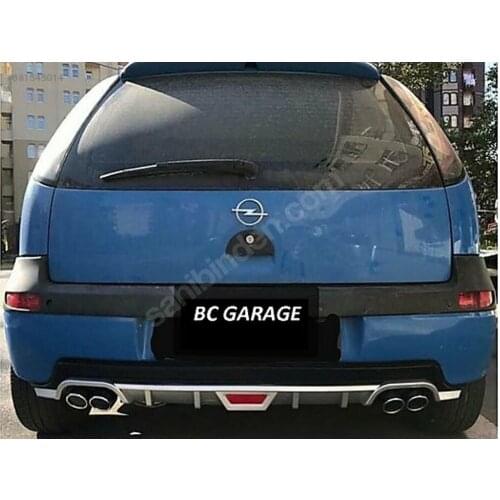 For Opel Corsa C Diffuser Sport Model Diffuser Car Accessory Universal Compatible Modified Rear Bumper Attachment
