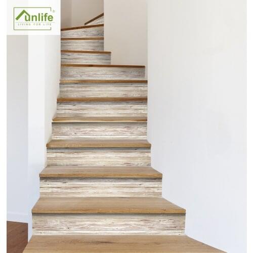 Funlife® Stair Stickers Wallpaper RemovableDecorative Easy to Clean Peel & Stick Backsplash Bathroom Wall sticker Wall Kitchen