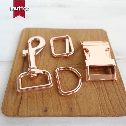 Metal buckle+adjust buckle+D ring+metal dog clasp/set) Retailing environmental 25mm metal buckle DIY dog collar accessories