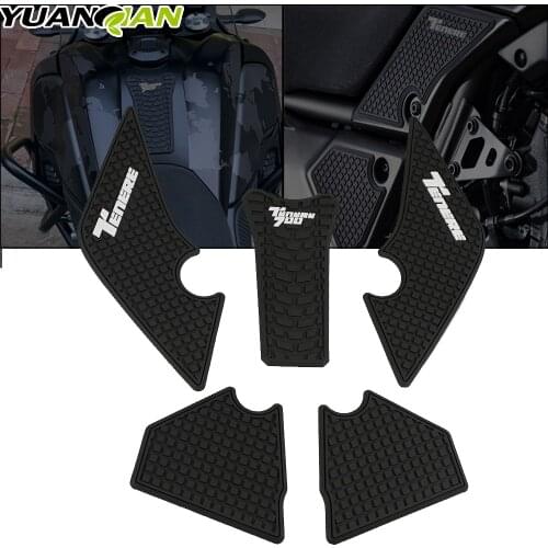 Motorcycle Tenere700 Non-slip Side Fuel Tank Stickers Waterproof Pad Rubber Sticker For YAMAHA T7 Tenere 700 Rally 2019-2021 20