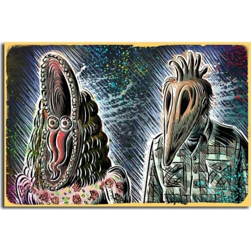 Tim Burton Wall Art Horror Movie Poster And Print Canvas Painting Decorative Picture For Office Living Room Home Decor