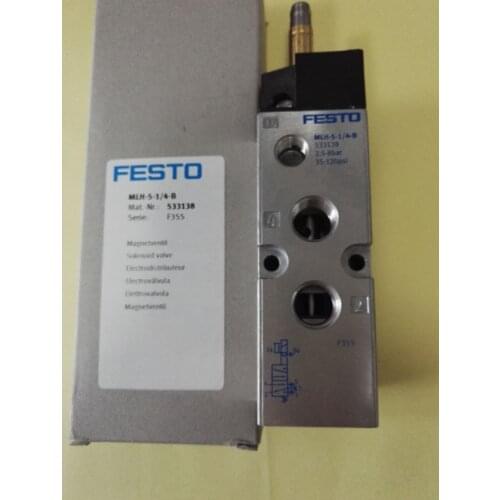1PC New Festo MLH-5-1/4-B 533138 MLH514B Solenoid Valve In Box