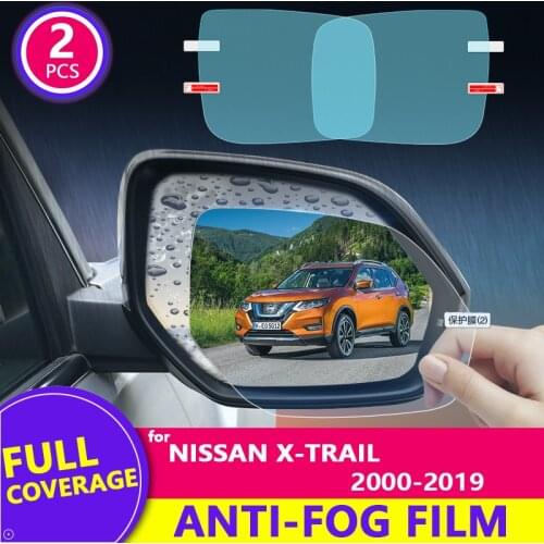 For Nissan X-Trail T31 T32 2008-2019 2016 2017 2018 Full Cover Rearview Mirror Film Anti-Fog Auto Mirror Sticker Car Accessories