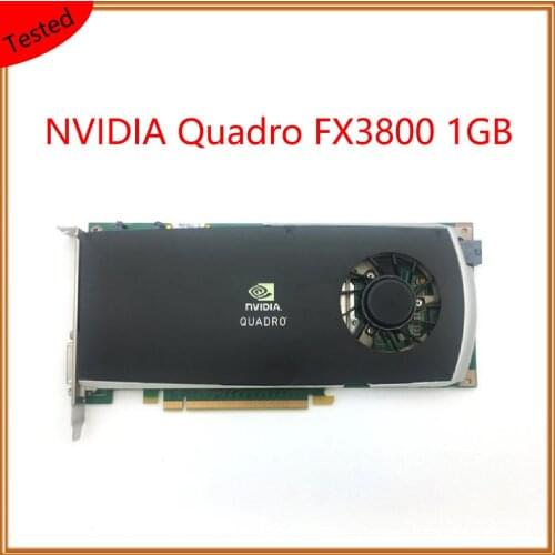 Quadro FX3800 1GB For NVIDIA Professional Graphics Card for 3D Modeling, Rendering, Drawing, Design, Multi-screen Display