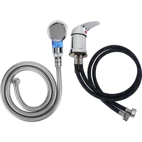 Barber Accessories Shampoo Bed Chair 70cm Faucet + Blue Shower Head +120cm Hose for Hair Salon Curly Hair a