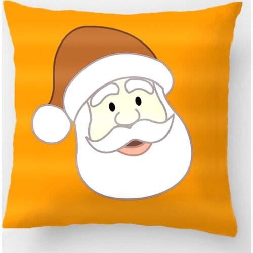 Santa Claus Illustration Wedding Decorative Cushion Cover Pillow Case Customize Gift By Lvsure For Car Sofa Seat Pillowcase