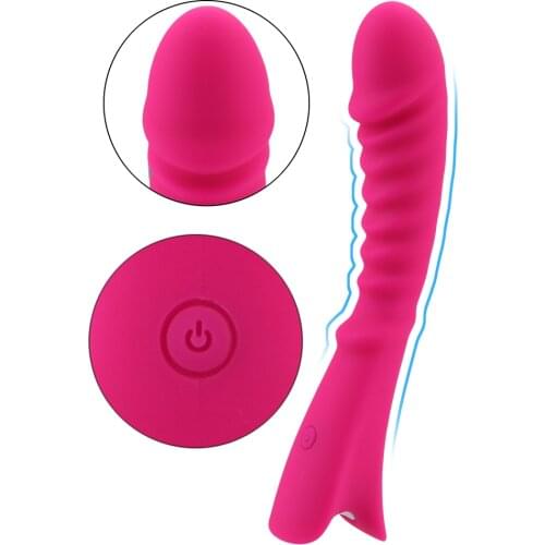 USB Charging 9 Speeds G Spot Magic Wand Female Masturbator Sex Products Dildo Vibrator Sex Toys for Woman 19cm
