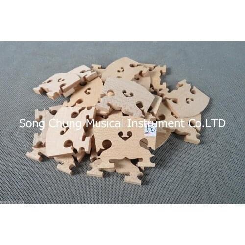 Viola part,20pcs Baroque Best maple viola bridges 44mm-56mm,laser precise
