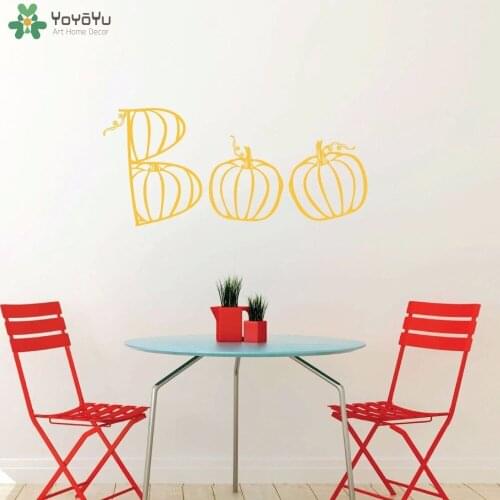 YOYOYU Halloween Wall Decal Pumpkin Wall Stickers For Kids Room Window Decor Festival Pattern Decoration Art Mural Modern SY504