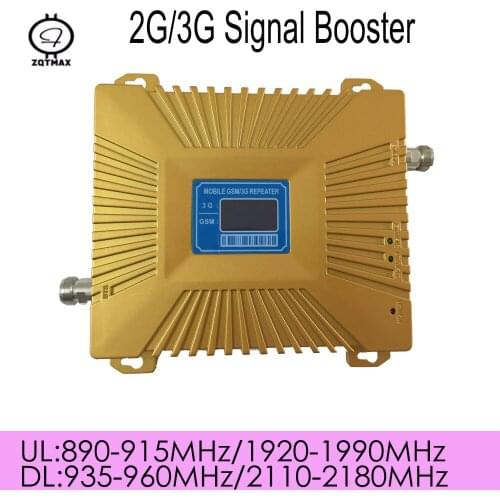 ZQTMAX 2G 3G Signal Amplifier GSM Repeater 900 2100 UMTS signal 2G 3G Dual Band Cell Phone Signal Booster