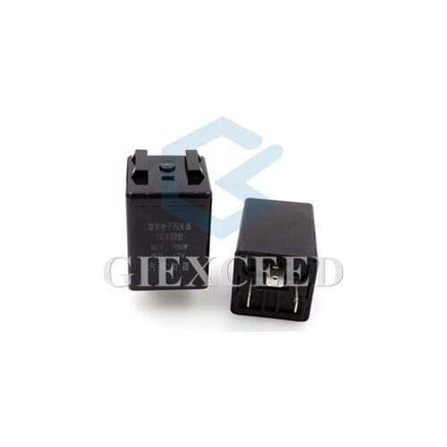 3 Pins black Electronic Adjustable Flasher Relay with buzzer for Car Turn Signal Light Blinker for motorcycle