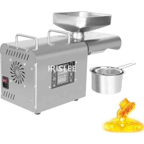 2020Automatic intelligent Stainless steel oil press,cold oil machine,home oil presser, Sunflower olive oil extractor