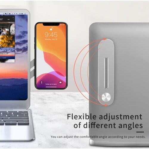 Side Mount Clip For Dual Monitor Side Mount Phone Bracket Connects Holder Screen Side Phone Clip Stand For Multi Screen Support