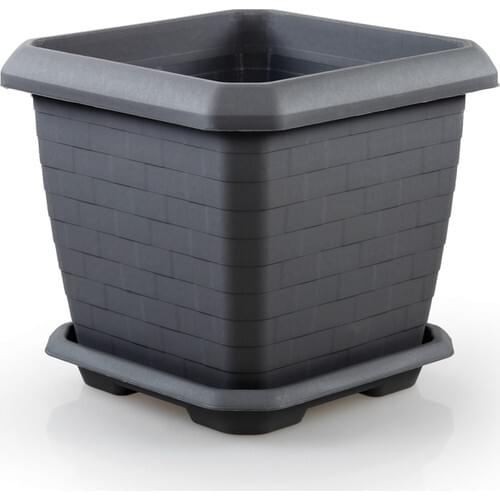 Fortress Kale Flower Pot 25.5 lt Anthracite