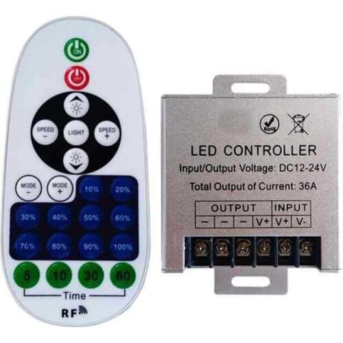 Dimmer Remote Big Power 360W Led Box Controller For Single Color Led Strip Light DC12-24V Dimming 23Key IR Remote Kit