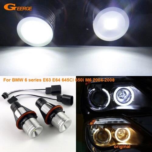 For BMW 6 series E63 E64 645Ci 650i M6 2004-2008 Excellent Quality LED Angel Eye Halo Light bulb No Error