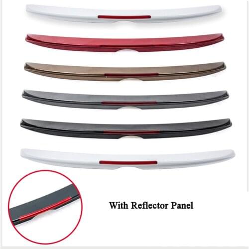 For Ford Escort 2014 2015 2016 2017 2018 ABS Rear Trunk Paint Spoiler Tail Wings Lip