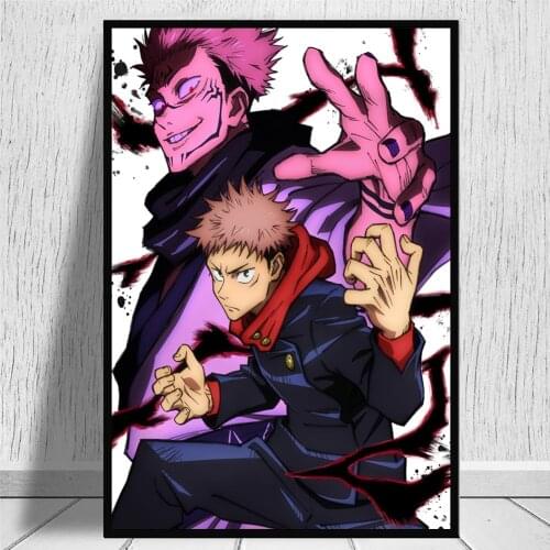 Home Decorative Canvas HD Prints Jujutsu Kaisen Sukuna Anime Paintings Cool Modular Pictures Wall Art Poster Artwork No Framed