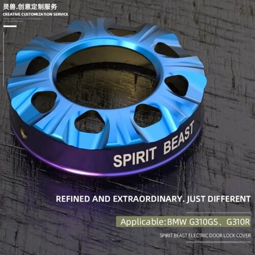 Spirit Beast Motorcycle Ignition Starter lock Ring cover Modification accessories Keyhole protective cover For BMW G310GS G310R