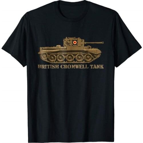 British Cromwell Ww2 Tank T Shirt Gift Men Summer Round Neck MenS T Shirt Hipster Cool O Neck Tops Fit Casual Tees Shirt