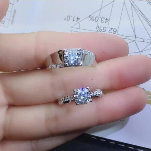 Moissanite Clara men and womens ring, Atmospheric Diamond Ring, Birthday Gift, Luxury Jewelry, 925 Silver