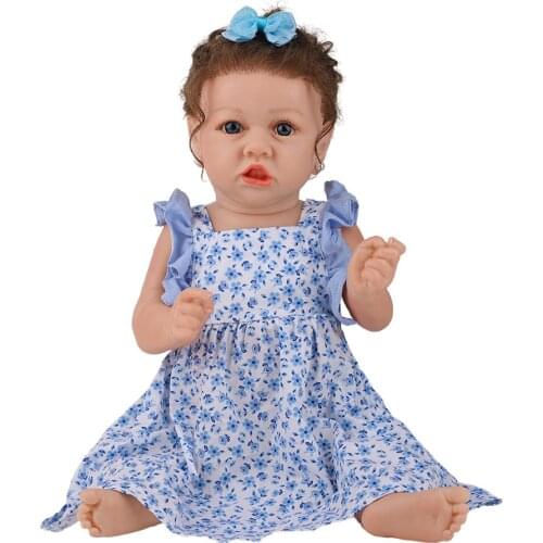 Bebes hand rooted curly hair Full Body Silicone Bebes Reborn Menino Doll Realistic Newborn baby Kids Good Playmate Brinquedos