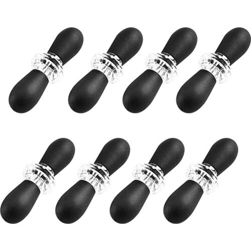 8 Pcs Stainless Steel Corn Fork Corn Rack Corn Cob Kitchen Utensils Creative Small Round Head Barbecue Corn Fork Black