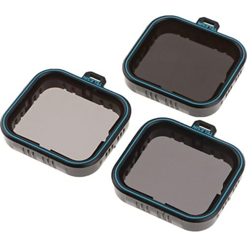 ND4 ND8 ND16 Neutral Density ND Filter Set Kit for GoPro 5 6 7 Black Action Camera