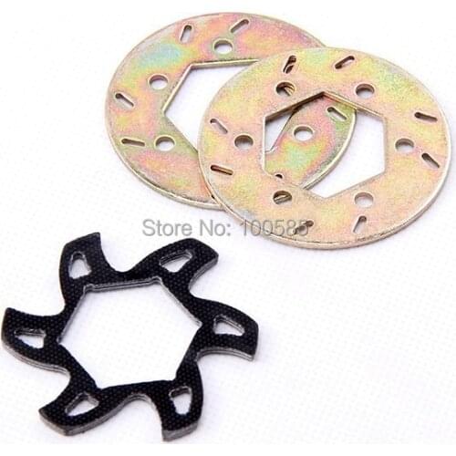 Carbon Brake Disc Fin Plate and Disc pad set - 1/5 scale Baja 5B Parts - 852262