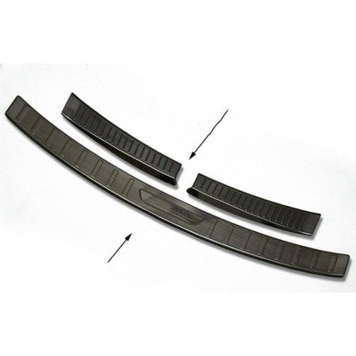 For Mazda CX-5 CX5 2017 2018 2019 2nd Gen 304 Stainless Steel Rear Bumper Protector Sill Trunk Tread Plate Trim Car styling