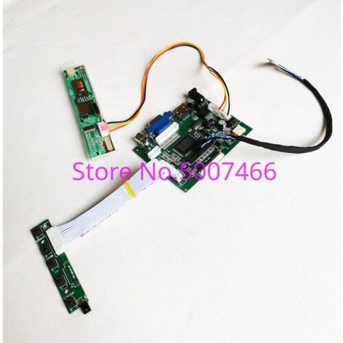Fit TM121SV-2L03/02L03A/02L03B/02L03C 20Pin LVDS 800*600 2AV+VGA 1CCFL inverter 12.1" display controller drive card DIY kit