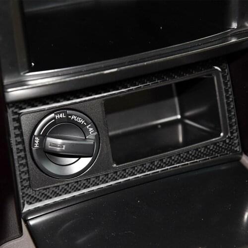 It Is Suitable For Toyota 10-18 The Carbon Fiber Landkouro Zepula Multi-function Button Frame Toyota Land Cruiser Prado