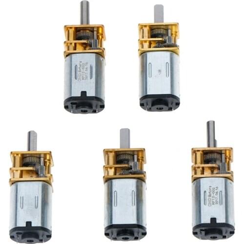 1Pc 6/12V DC Mini Metal Gear Motor With Gearwheel DC Motors 20/30/50/100/200/300 RPM