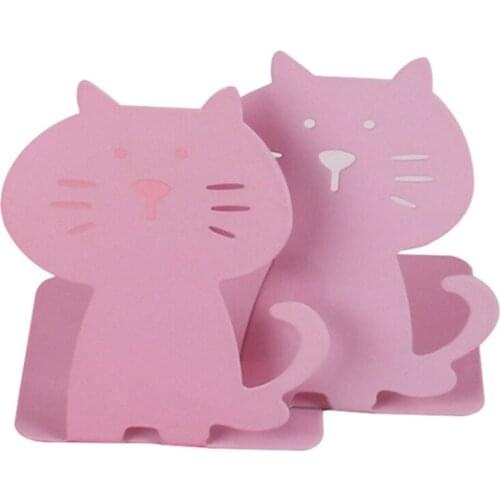 2Pcs Animal Bookends Book Stand Support Desktop Office Magazine Organizer Rack Shelf Holder
