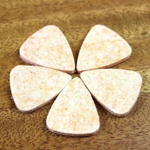 Ukulele Felt Picks 3 Pcs Felt Plectrum Guitar Bass Pick Mediator Genuine Soft Pure Wool Picks