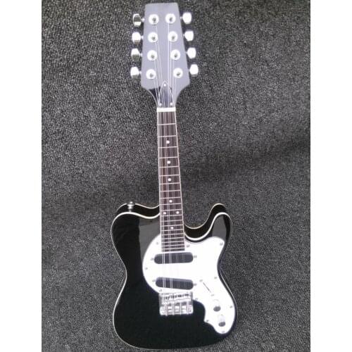 8 Strings Mini Travel Mandolin guitar Black Mandolin Electric Guitar Free Shipping Madolin Factory Price