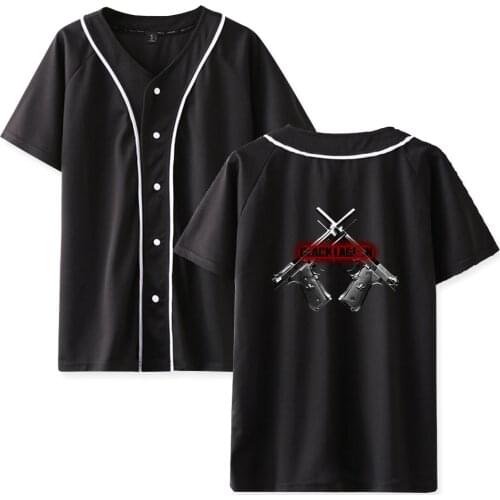 Black Lagoon Baseball T shirts Unisex Summer Short Sleeve T-shirt Anime Hot Sale Fashion Streetwear Clothes