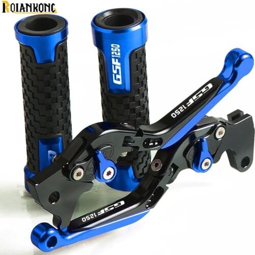 For Suzuki GSF1250 BANDIT GSF 1250 2007 2008 2009 20010 2011 2012 2013 2014 2015 Motor Brake Clutch Levers Handlebar Grips ends