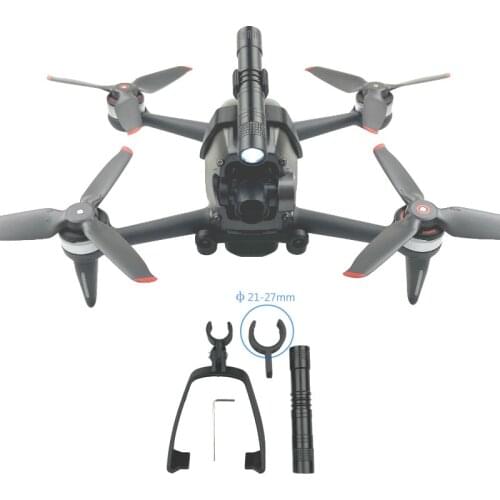 Drone Night Flight LED Light For DJI FPV Combo Photography Fill light Lamp 3D Printed Flashlight Bracket for DJI FPV Accessories
