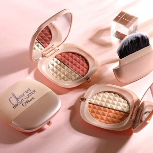 Highlighter Powder Glitter Palette Makeup Glow Face Contour Shimmer Illuminator Highlight Blush Cosmetics