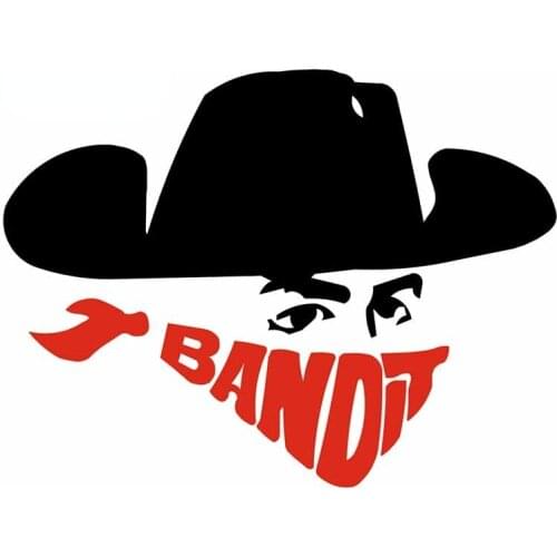 Fashion Design Band Black Top Hat Red Mask Waterproof Decoration Car Stickers Cartoon Motorcycle VAN Windows Decal Kk13*10cm