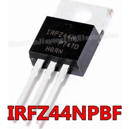 10PCS IRFZ44N TO220 IRFZ44NPBF IRFZ44 TO-220 new and original IC Chipset