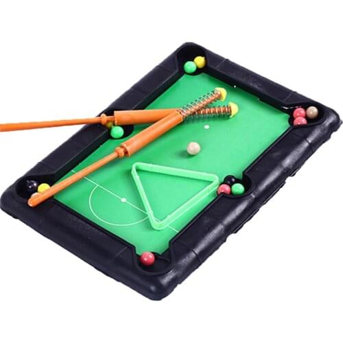 Mini Table top Pool Table Funny Children Mini Table Billiard Pool Simulation Portable Desk top Toy Set Entertainment gifts toy